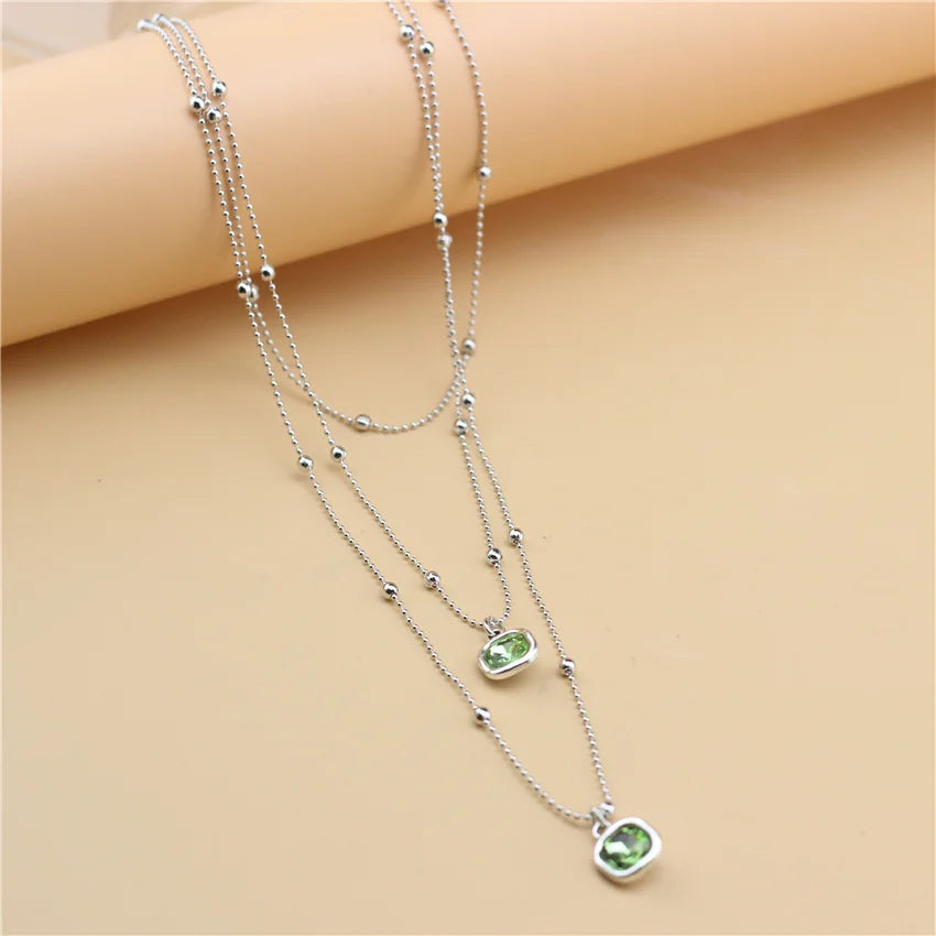 Fashion Bijoux Femme Woman Crystal Jewelry Accessories Set Necklace&Earring&Bracelet Valentine Day Funny Gift