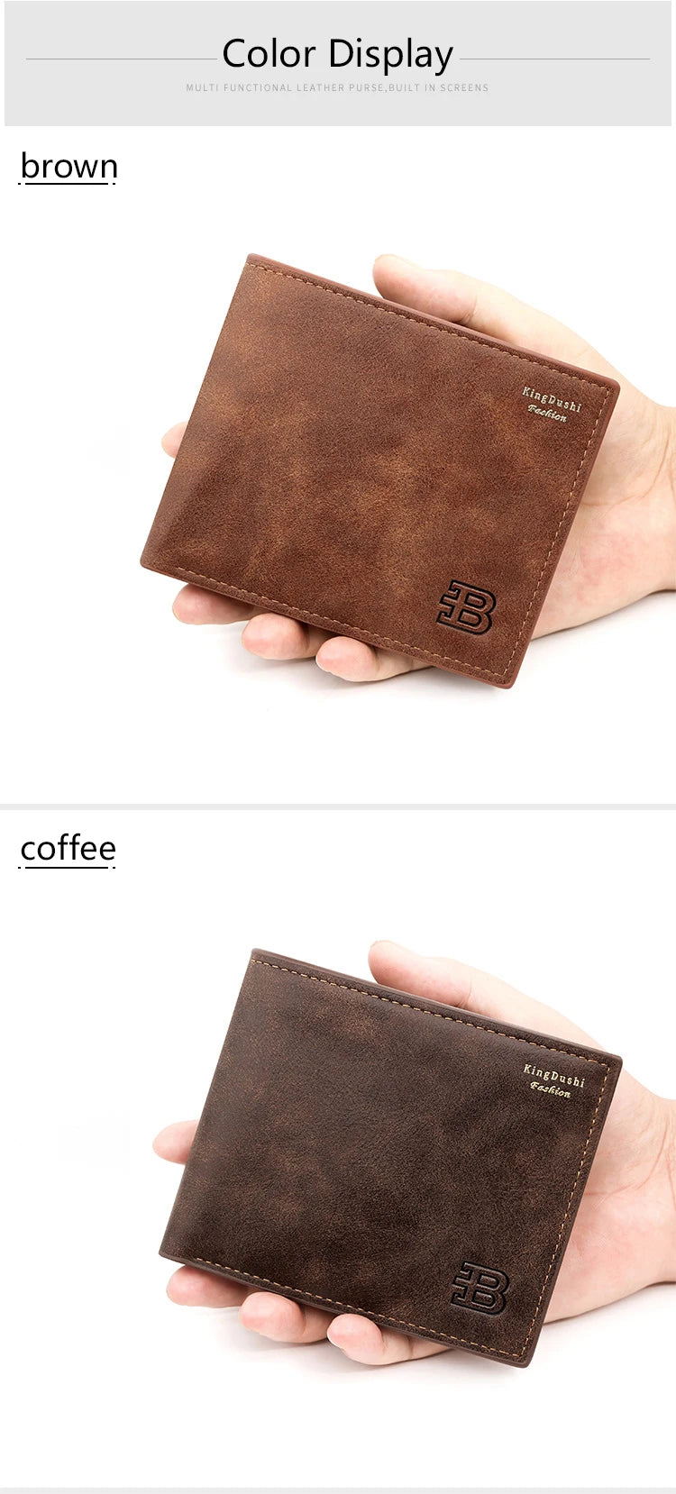 Short Men Wallets Engraving Vintage Card Holder Zipper Coin Pocket Retro Male Wallet PU Leather Small Men's Wallet