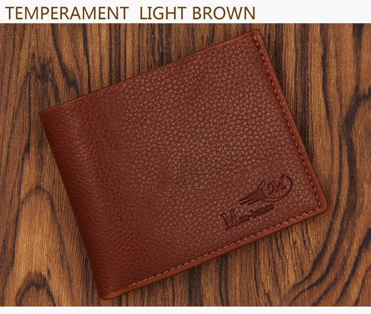 Wallets High Quality Slim Card Holder Coin Pocket  Customized Male Wallet Brand Photo Holder Purses