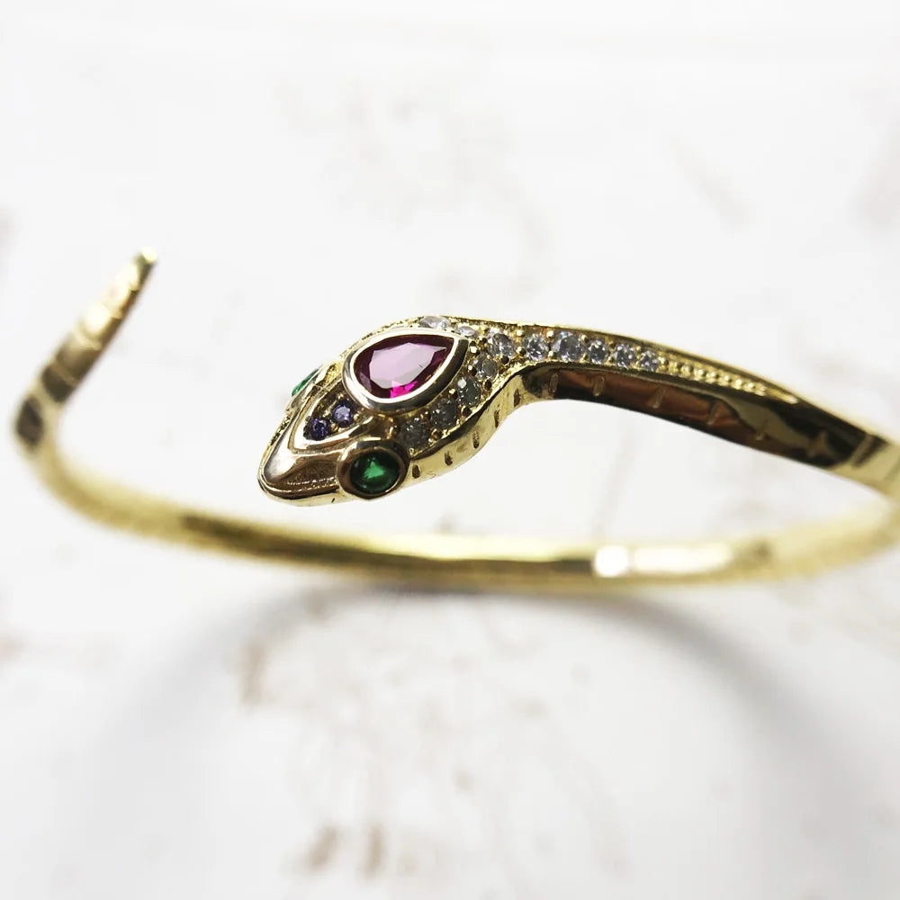 Golden Snake Bangle Bohemia Gift Brand New Fashion Jewelry For Women