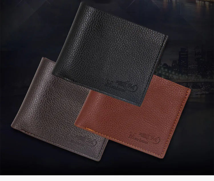 Wallets High Quality Slim Card Holder Coin Pocket  Customized Male Wallet Brand Photo Holder Purses