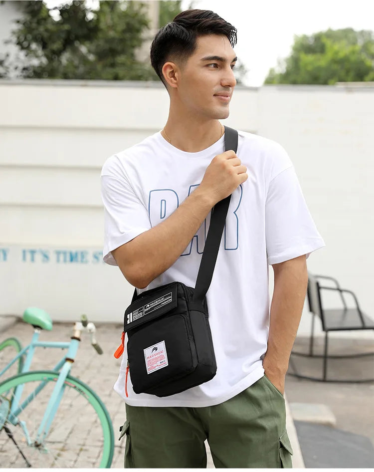 2024 New Bag Men's Messenger Crossbody Shoulder Bags Men Small Sling Pack For Work Business Waterproof Wait Packs Purse