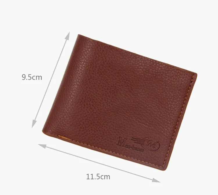 Wallets High Quality Slim Card Holder Coin Pocket  Customized Male Wallet Brand Photo Holder Purses