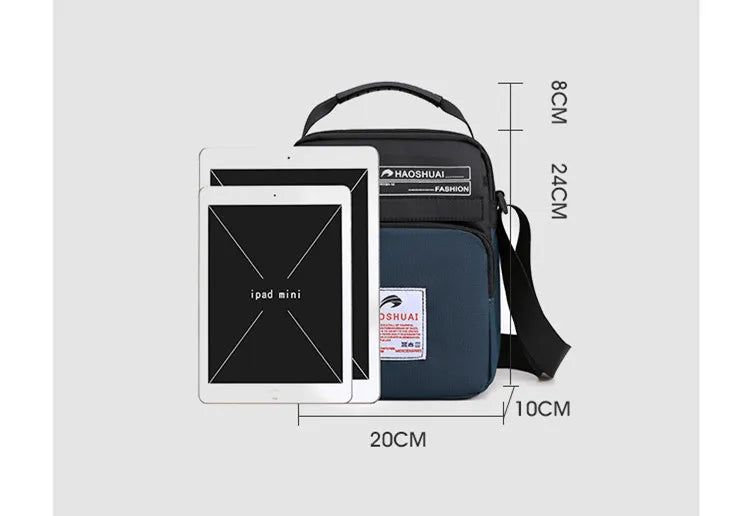 2024 New Bag Men's Messenger Crossbody Shoulder Bags Men Small Sling Pack For Work Business Waterproof Wait Packs Purse