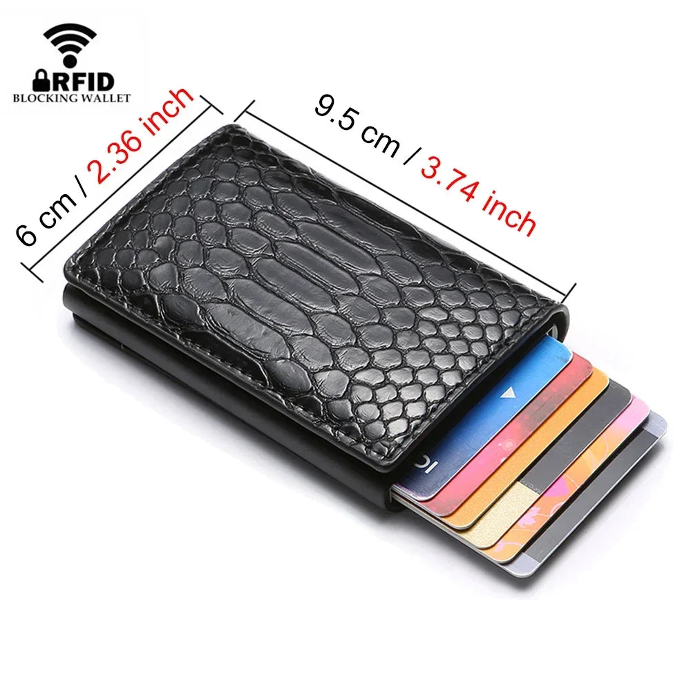 Rfid Credit Card Holder Men Wallets Money Bag Mini Magic Male Thin Slim Smart Minimalist Wallet Cardholder Case Wallets for Men