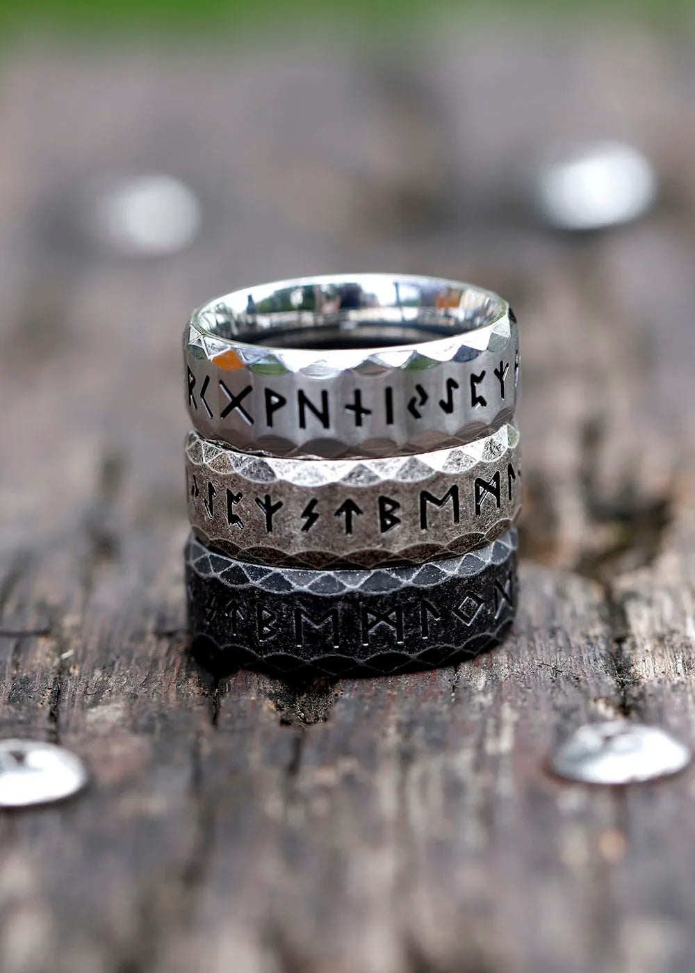 NEW Men's 316L stainless-steel rings retro Odin Viking rune for teen RING Amulet fashion Jewelry Gift free shipping