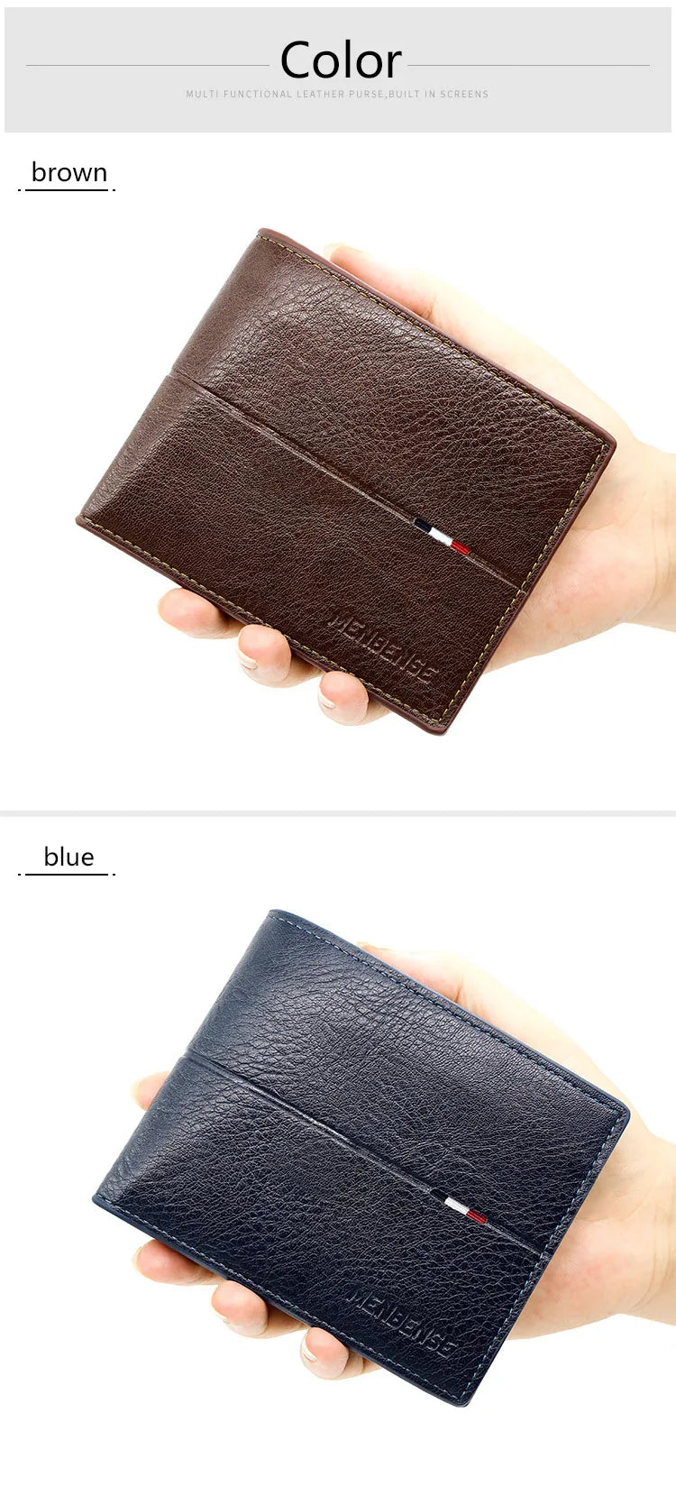 Engraving Men Wallets New Short Zipper Card Holder Quality Male Purse Simple Slim Coin Pocket PU Leather Men's Wallet