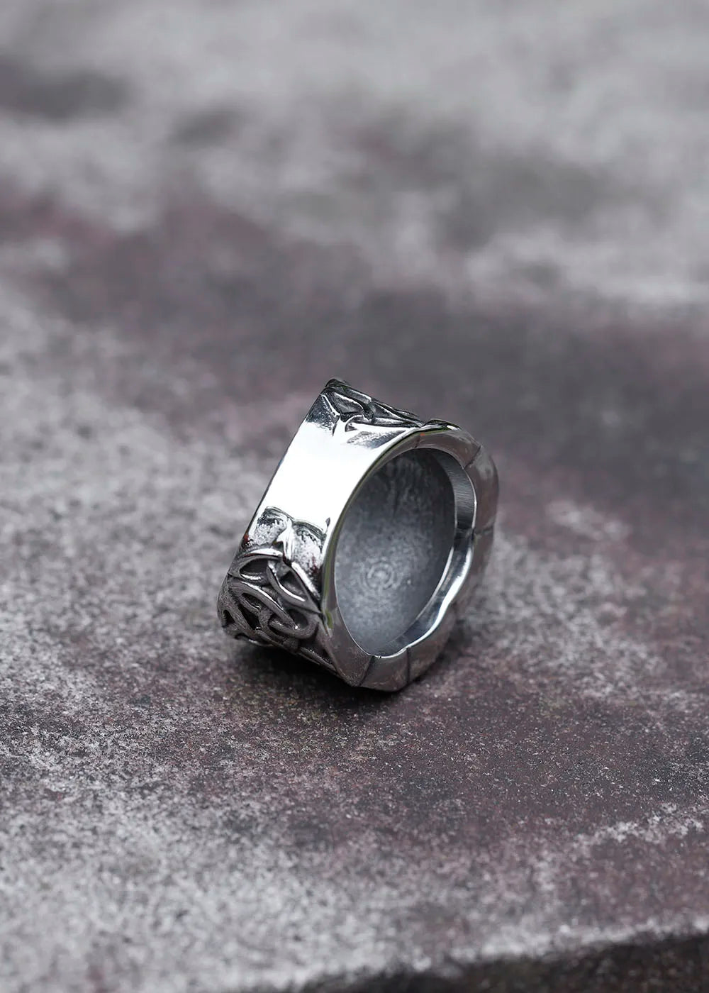 NEW Men's 316L stainless-steel rings Odin VIKING Talisman RING for teens gothic punk FASHION Jewelry Gift