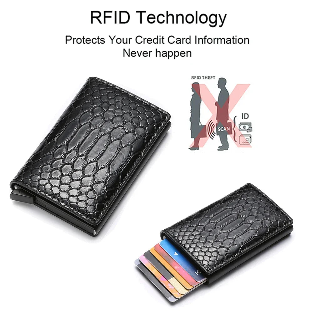 Rfid Credit Card Holder Men Wallets Money Bag Mini Magic Male Thin Slim Smart Minimalist Wallet Cardholder Case Wallets for Men