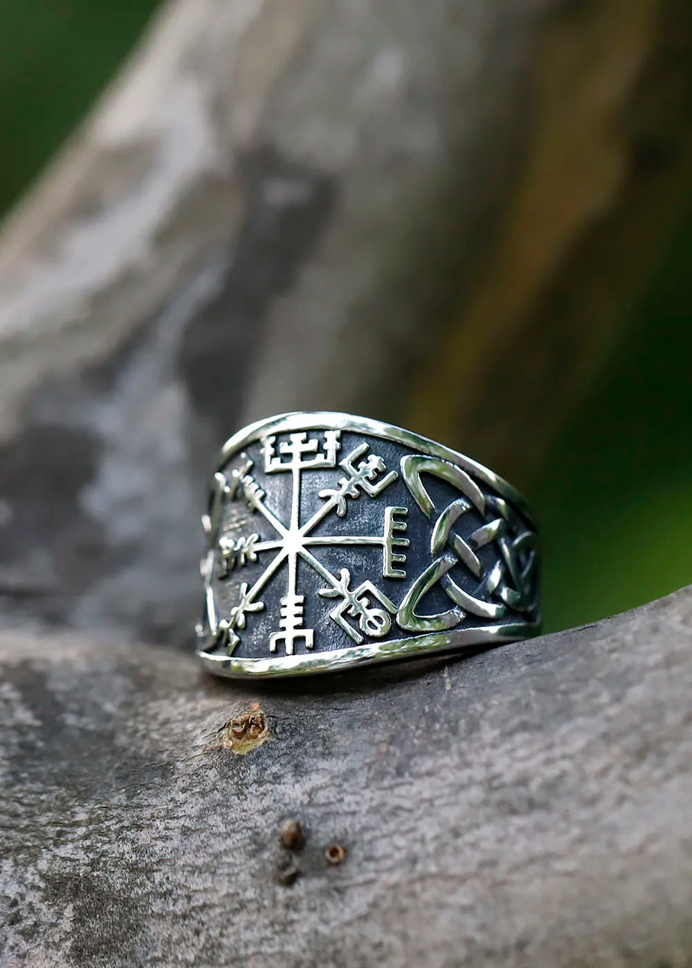 NEW Men's 316L stainless-steel rings Vintage Viking Nordic Slavic Pagan Amulet Finger fashion Jewelry Gift