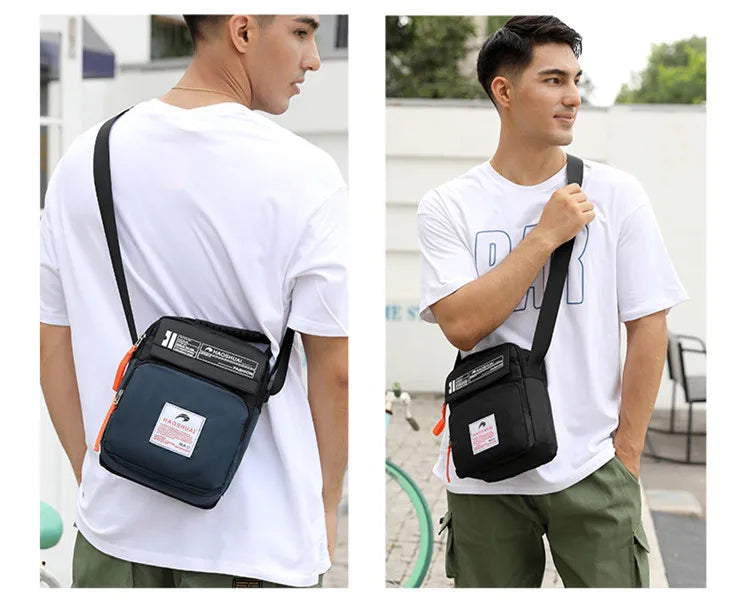 2024 New Bag Men's Messenger Crossbody Shoulder Bags Men Small Sling Pack For Work Business Waterproof Wait Packs Purse