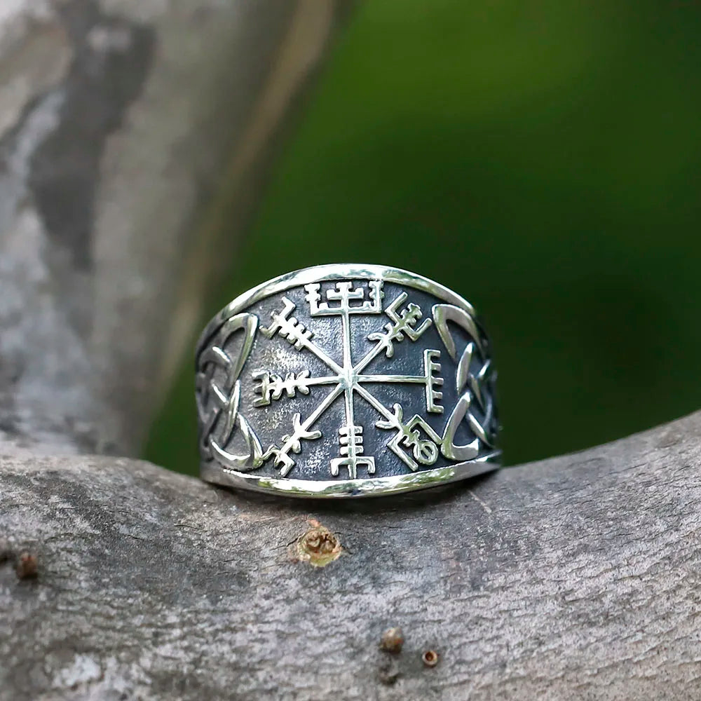 NEW Men's 316L stainless-steel rings Vintage Viking Nordic Slavic Pagan Amulet Finger fashion Jewelry Gift