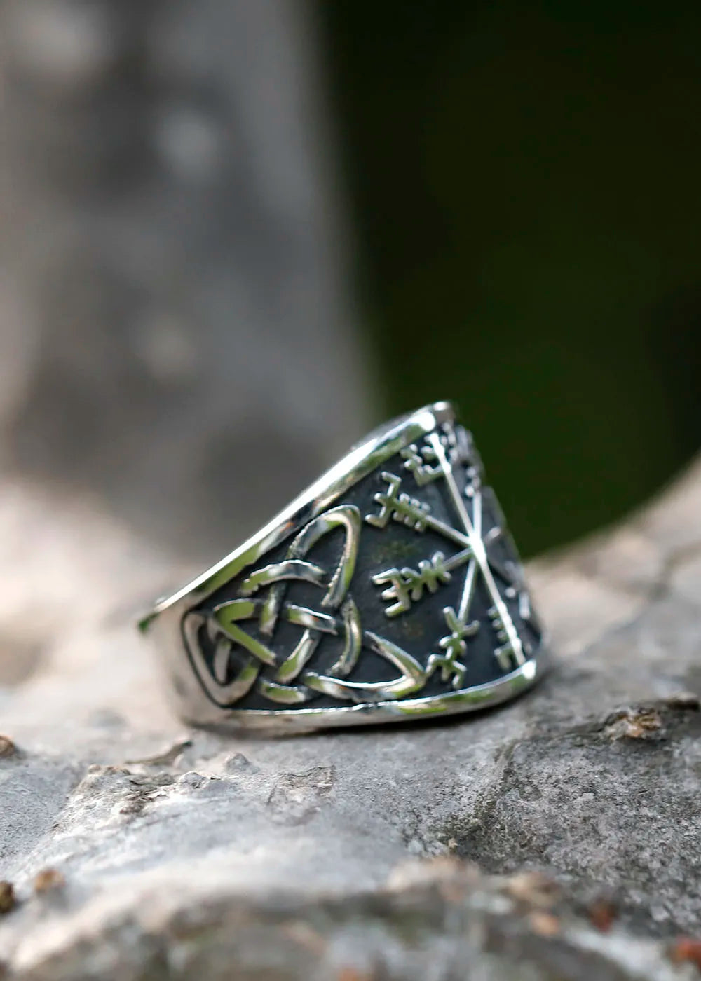 NEW Men's 316L stainless-steel rings Vintage Viking Nordic Slavic Pagan Amulet Finger fashion Jewelry Gift