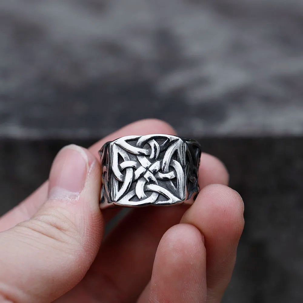 NEW Men's 316L stainless-steel rings Odin VIKING Talisman RING for teens gothic punk FASHION Jewelry Gift