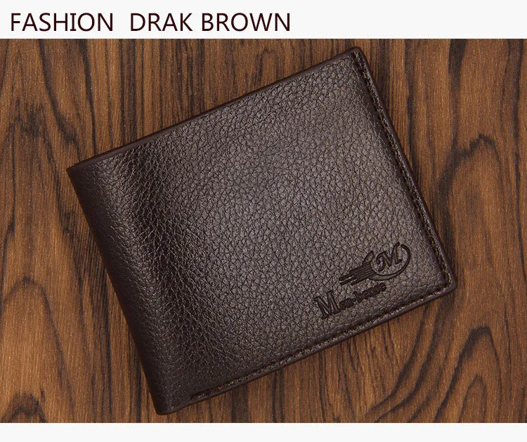 Wallets High Quality Slim Card Holder Coin Pocket  Customized Male Wallet Brand Photo Holder Purses