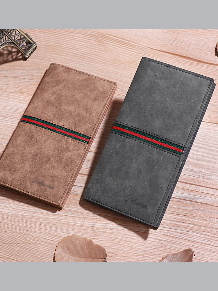 PU Leather Men Wallets Coin Pocket Card Holder Male Purse Fashion Wallets High Quality Gift for Husband Father