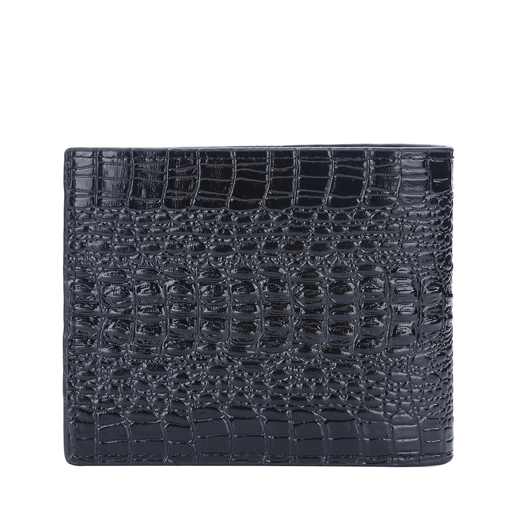 New Wallets Crocodile Pattern Brand Card Holder Men's Wallet Small Coin Pocket Photo Holder Male Purse