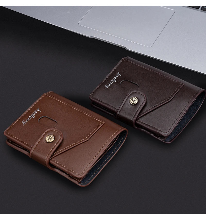 New RFID Mini Slim Men Card Wallets Engraving Popup Card Holder Short Male Purses High Quality Simple Men's Card Cover