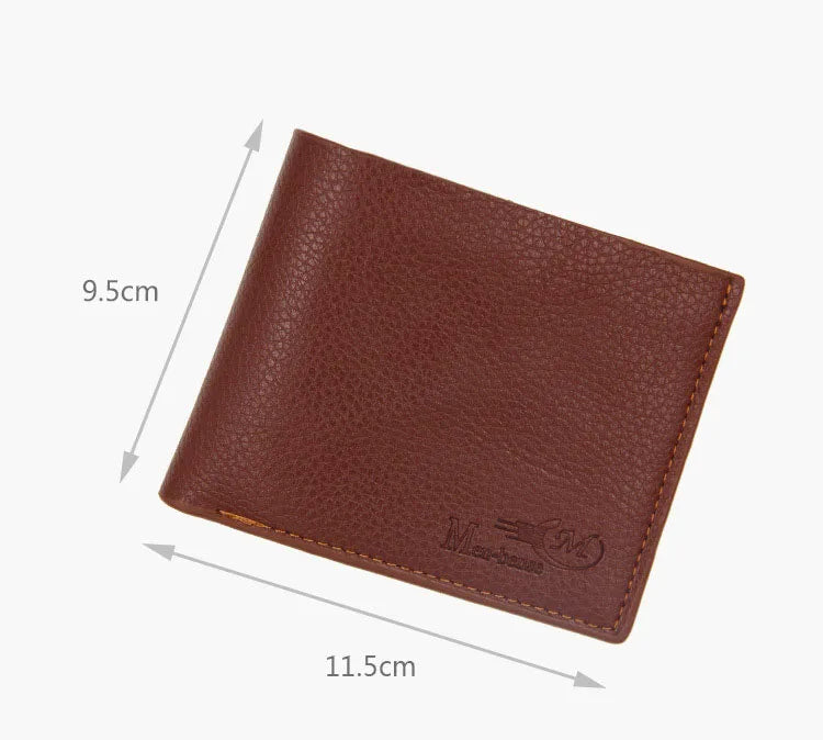 Wallets High Quality Slim Card Holder Coin Pocket  Customized Male Wallet Brand Photo Holder Purses