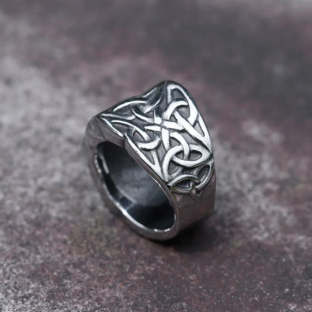 NEW Men's 316L stainless-steel rings Odin VIKING Talisman RING for teens gothic punk FASHION Jewelry Gift