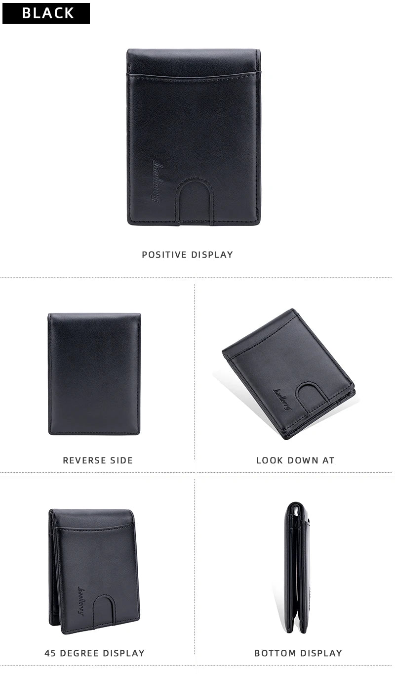 Engraving New Men Wallets RFID Card Holder Simple Slim Male Wallet Small Credit Card Cover Man Purses