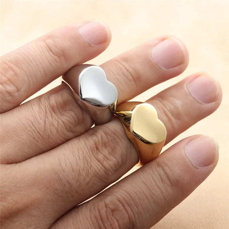 Stainless Steel Layered Metal Texture Ring Occident Simple 18k Gold Plated Finger for Women Jewelry кольцо женское Designed Ring